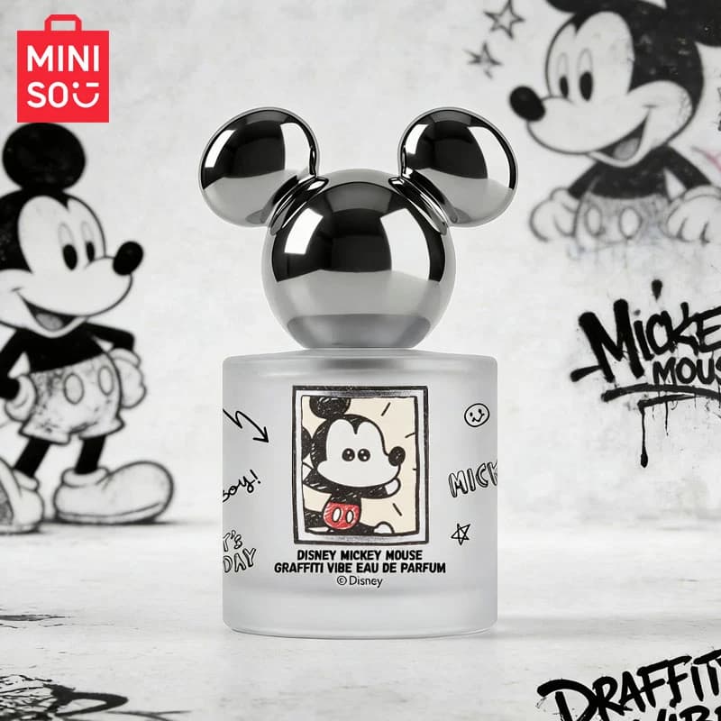 MINISO & MICKEY – parfum Floral de luxe Original pour femmes, Spray 50ML, cadeau d'anniversaire pour fille, cadeau pour enfants