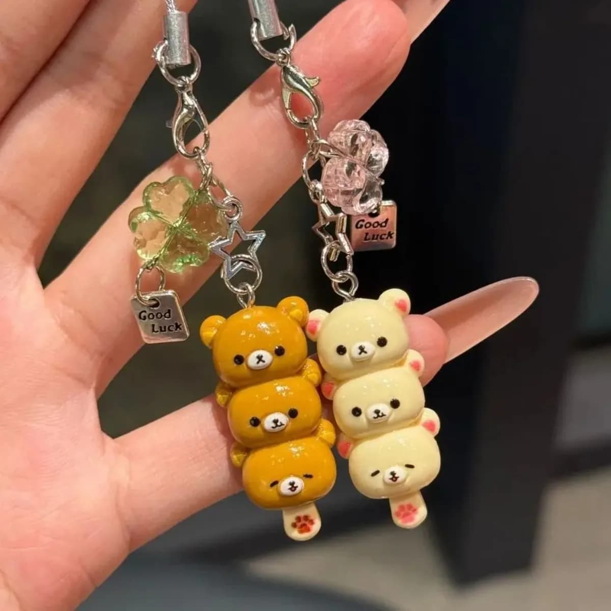 Breloques de téléphone ours mignon