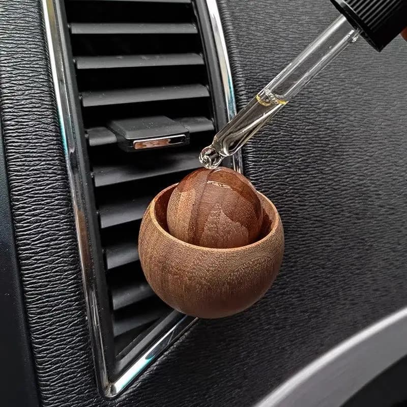 Diffuseur d'huiles essentielles pour voiture et maison, en bois, Mini diffuseur de parfum naturel mignon, adapté à la chambre à coucher, au salon et à la salle de bain