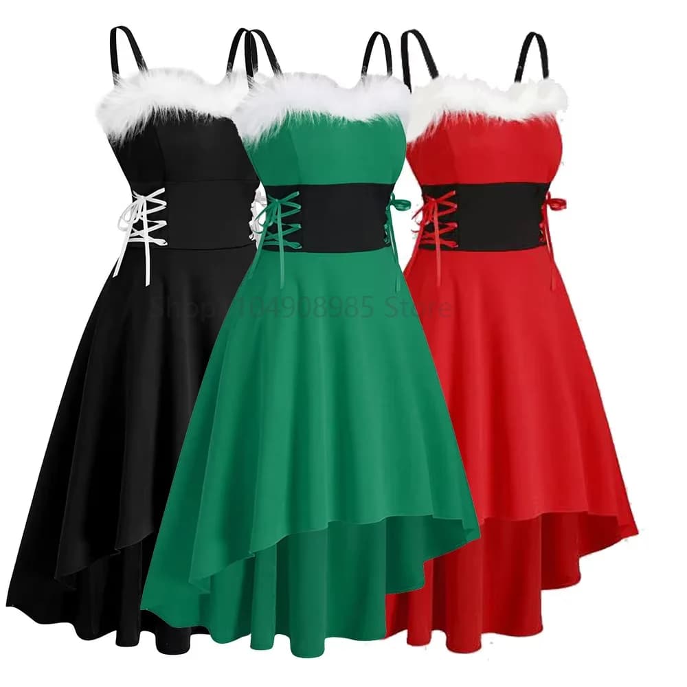 Robe de noël à fleurs pour femmes, épaules dénudées, garniture à volants, robes élégantes pour le nouvel an, Sexy, cadeau de joyeux noël