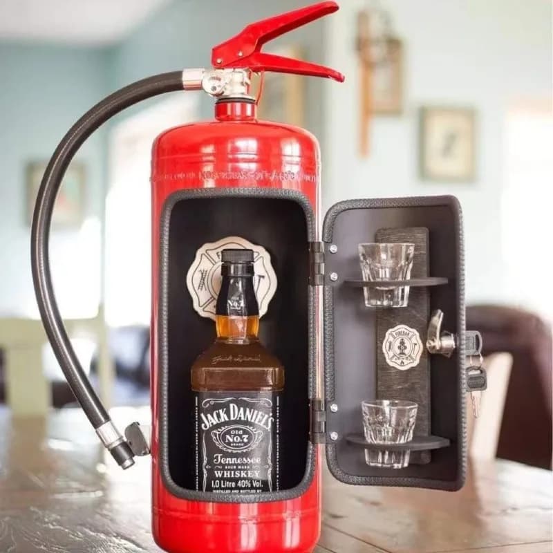 Mini extincteur à vin, boîte à vin