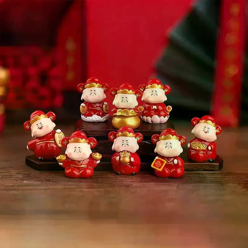 Figurines décoratives en résine