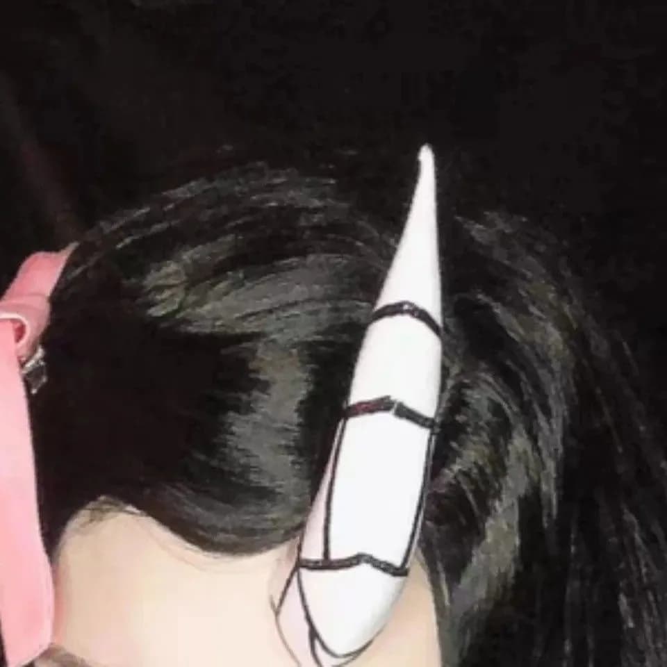 Accessoire de cosplay Anime Nezuko, coiffe à cornes, costume de cosplay pour Halloween, fête de carnaval, accessoires de jeu de rôle pour femmes