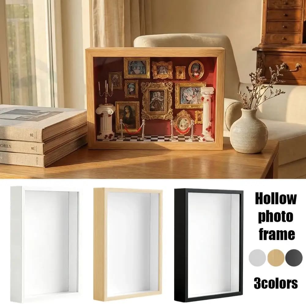 Kit DIY Mini Musée : Boîte à Silhouettes Créative, Décoration, Ornement, Mini Cadre Photo, Ensemble de Figurines pour Affichage Personnalisé de Souvenirs