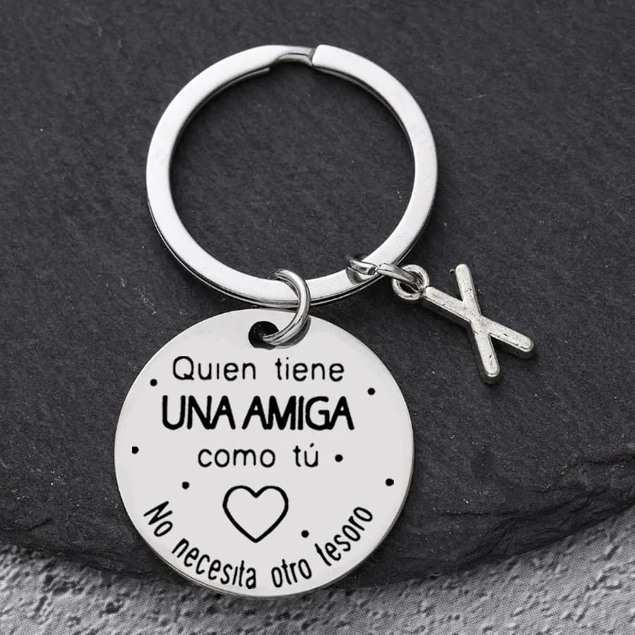 Best Friends Keychain for Friends, Friendship Gifts