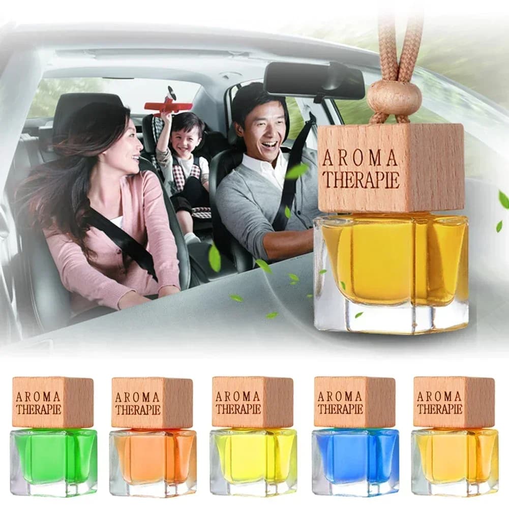 Pendentif de parfum de voiture comprenant des désodorisants d'huile essentielle