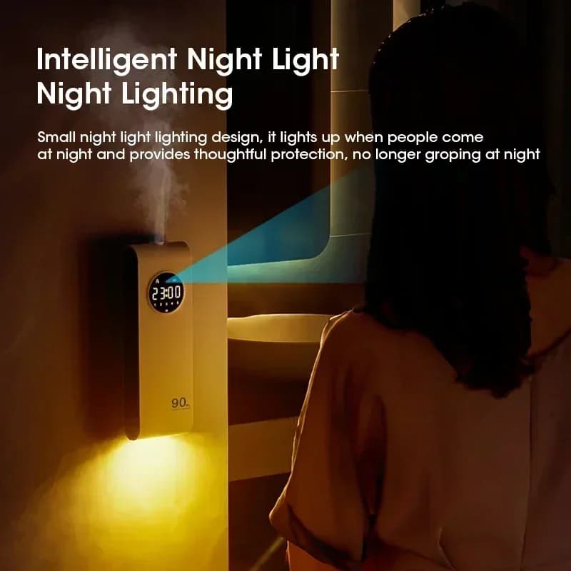 Mini diffuseur d'aromathérapie multifonctionnel USB, désodorisant intelligent d'huile essentielle pour la maison et le bureau, mural pour salle de bain de voiture