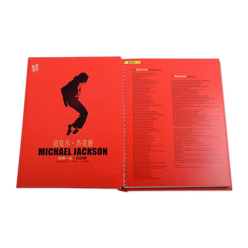 King of Pop Michael Jackson MJ Music CD, Album, Thriller, Cosplay Record, Walkman, Soundtracks, Car Box, Gifts, Greatest Hits, 2Pcs