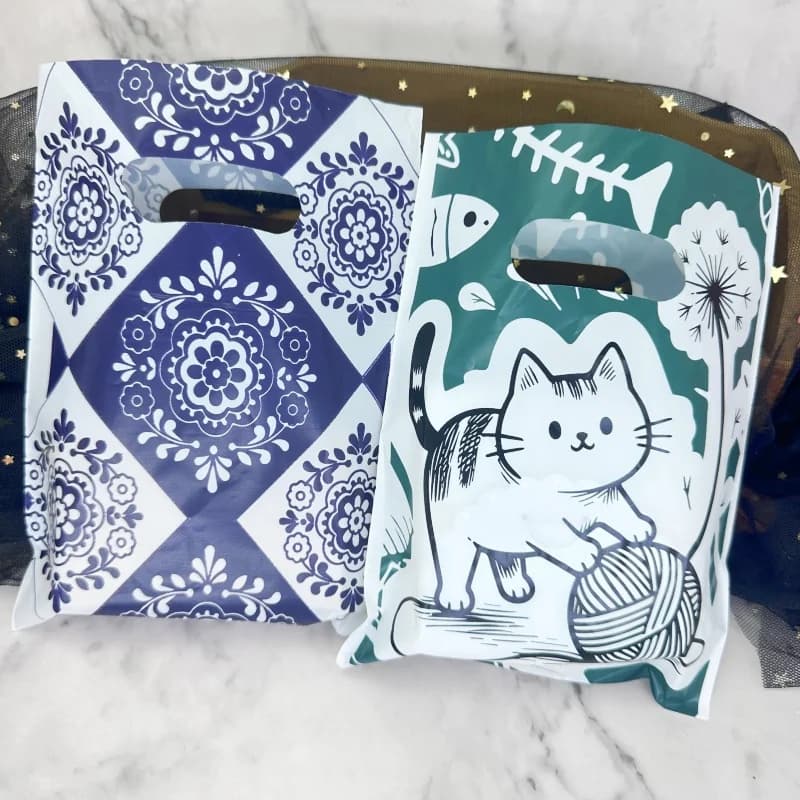 Sacs cadeaux Cat Candy, sacs fourre-tout à fleurs, sacs d'emballage pour bijoux, jouets, foulards, sacs de décoration pour mariages et fêtes, sacs de courses pour petites entreprises