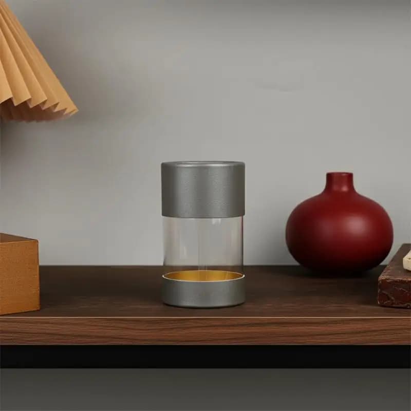 Boîte cylindrique artisanale pour le bricolage, les cadeaux de mariage, les flacons d'aromathérapie et les mélanges d'herbes ﻿