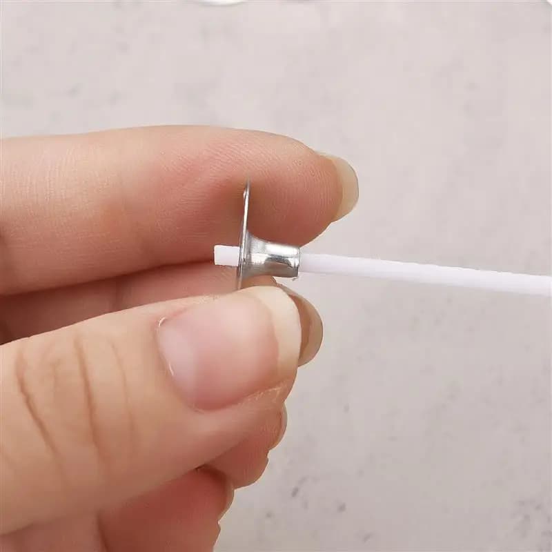 Mèches de bougie sans base, noyau en pur coton pour bricolage, cire, bougies faites à la main, outils exécutifs, avertissement sans fumée, 8 ~ 20cm, 50 pièces