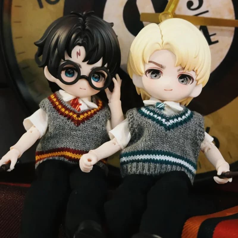 Come4free Série Harry Potter Boîte Mystère Malfoy Hermione Kawaii Bjd Collection de Figurines à Habiller Ornement Jouet Boîte Surprise Cadeau