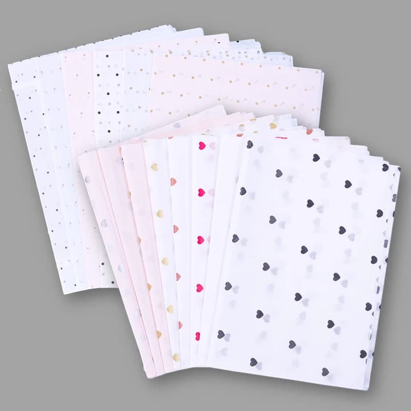Papier de soie pour bricolage, 10 pièces, papier d'emballage cadeau, feuilles artisanales faites à la main, motif étoile léopard, matériel d'emballage Floral, fournitures artistiques