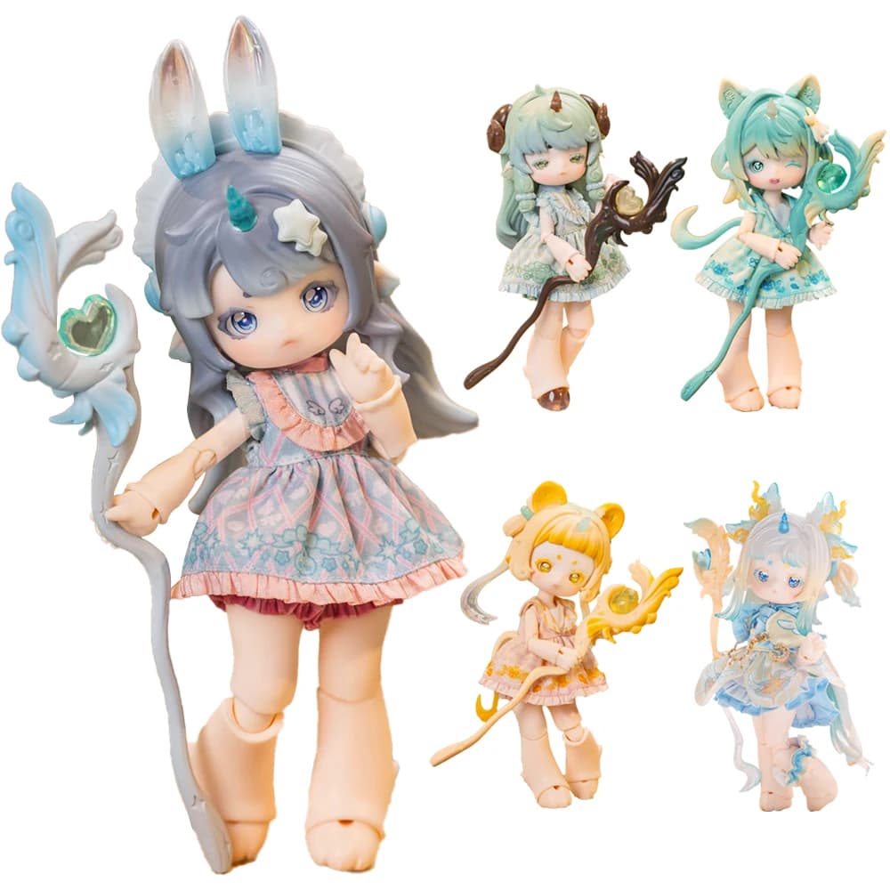 Penny Box – série magique bête mignonne, poupées Bjd articulées à billes, boîte aveugle mystère, jouet Surprise, figurine d'action Anime, modèle d'ornements, cadeau