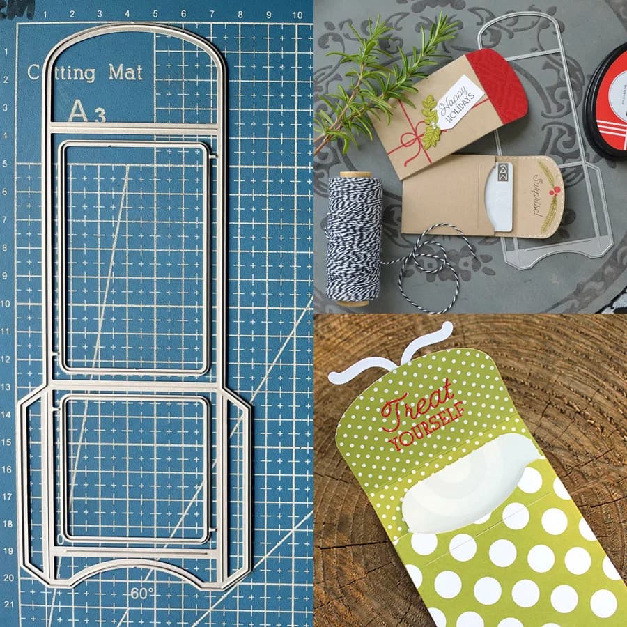 Matrices de découpe en métal de déesse porte-bonheur, carte-cadeau confortable, bricolage, Scrapbooking, Album Photo décoratif, gaufrage, carte en papier, artisanat