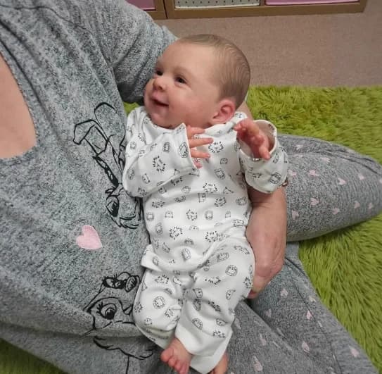 Poupée Bébé Réaliste Faite à la Main en Silicone Sebastian, Corps Souple, Poupée Nouveau-né Réaliste, Jouet pour Enfants, Cadeau de Noël