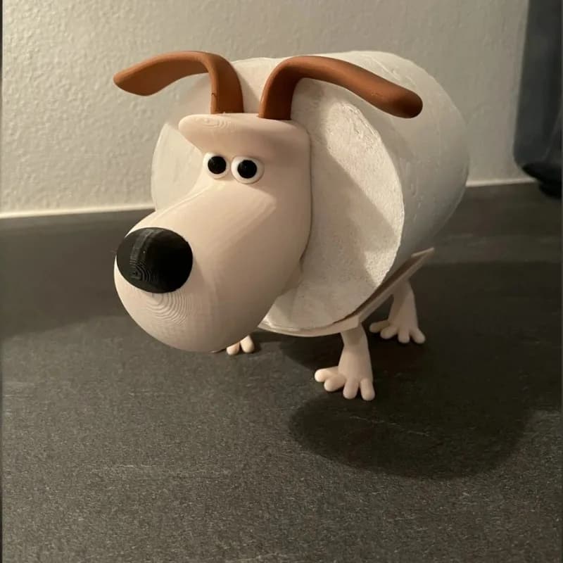 Support de toilette pour chiot, décoration d'intérieur, accessoire de salle de bain, rangement adapté aux toilettes, aux salles de bain, aux cuisines, aux salons, cadeau unique