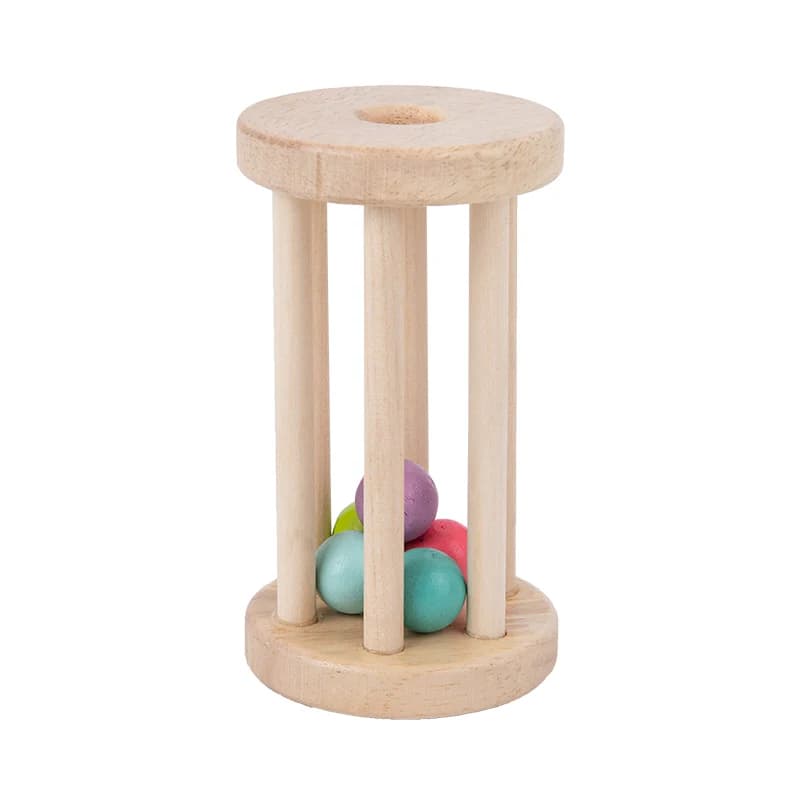Cadeau de noël bébé hochets fournisseur chinois en bois enfants jouets éducatifs