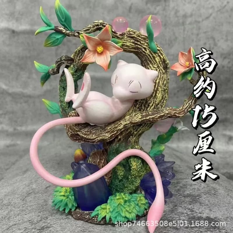 Nouveau 15 cm Pokemon Mewtwo Anime Figure Gk mignon Mew luminescent Manga Statue Pvc Action Figurine modèle à collectionner jouet cadeau