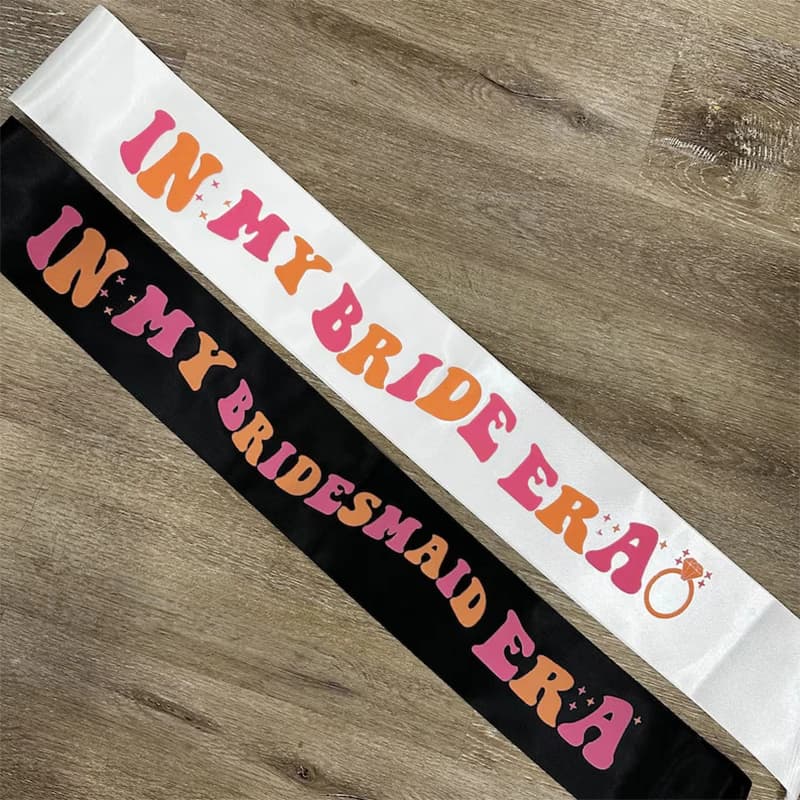 Dans ma mariée époque ceinture future mme Bachelorette poule fête nuptiale douche mariage décoration demoiselle d'honneur proposition cadeau
