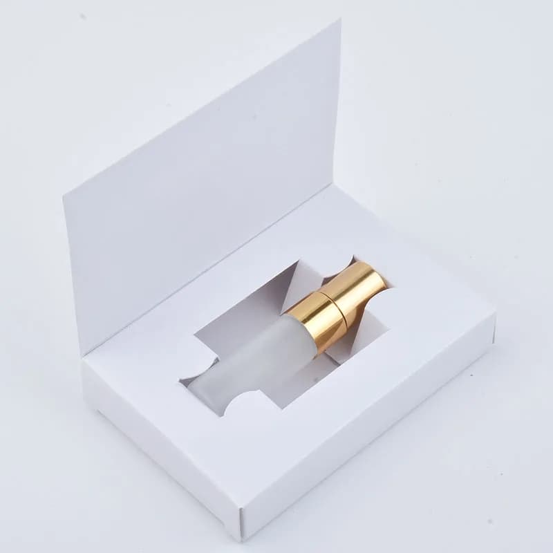 Atomiseur de parfum 3ml 5ml 10ml, 20 pièces/lot, boîtes en papier personnalisables et bouteille de parfum en verre avec emballage d'atomiseur