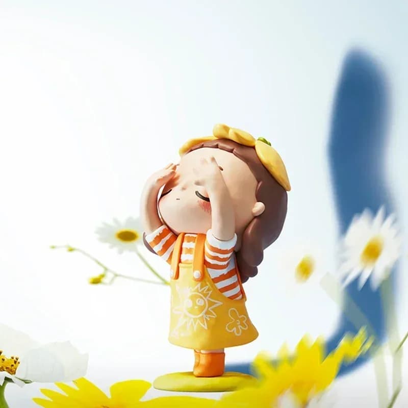 POP MART Nyota je suis les saisons série boîte aveugle boîte mystère Caixa Sorpresa filles figurines d'anime modèle mignon cadeau d'anniversaire