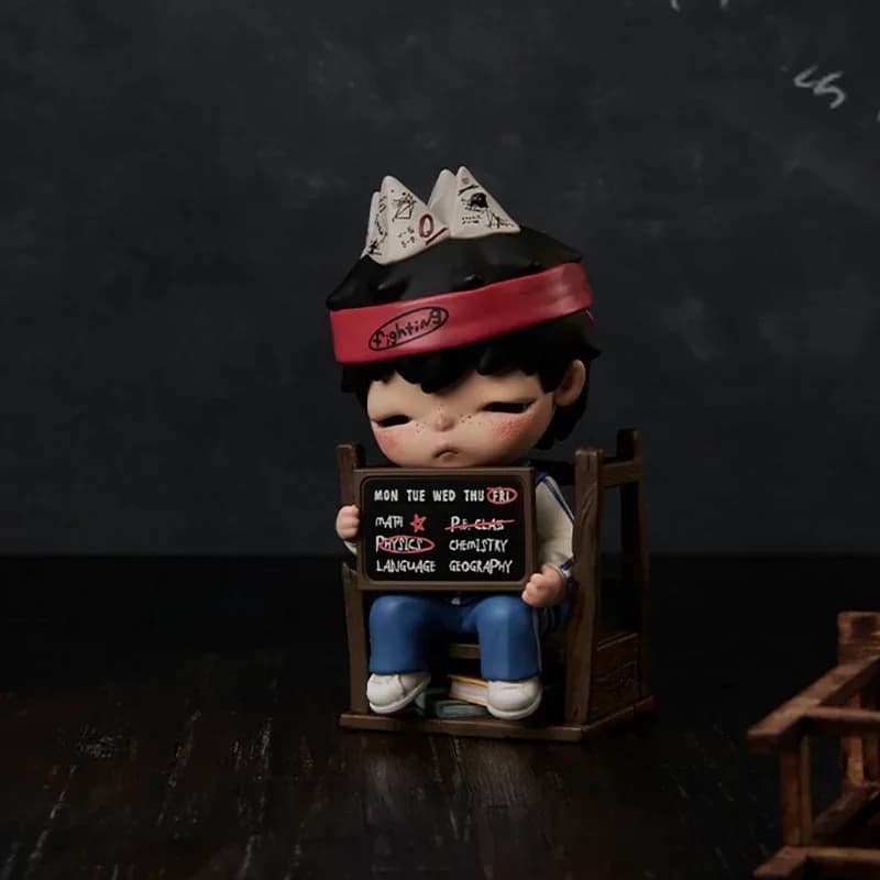 POP MART Hirono TAMED WILDGRASS Series Boîte Mystère Authentique Blind Box Figurines à Deviner Ornements de Sac Décoration Maison Poupées de Bureau
