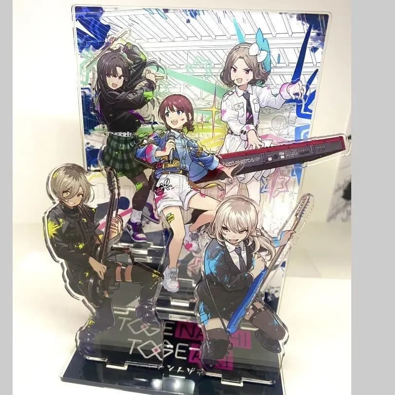 Accessoires de jeu Anime, modèles d'ornements de bureau, bande CRY pour filles, support en acrylique, modèle de figurine, ornement, cadeau d'halloween
