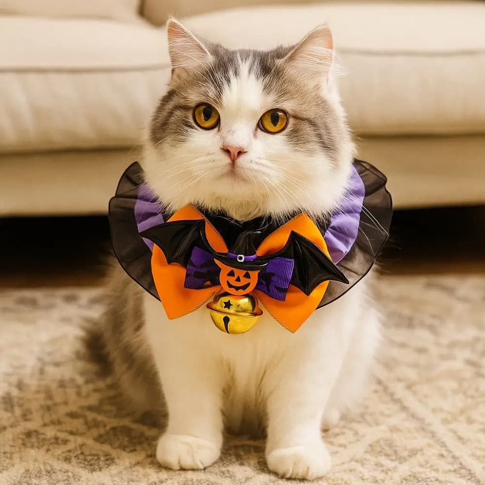 Accessoires pour chiens Collier réglable pour chat d'Halloween
