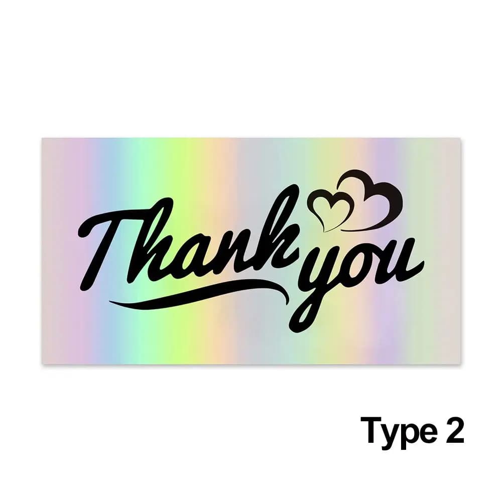 Emballage cadeau d'achat Inserts au détail en ligne Merci Magnifique Merci pour votre commande Cartes d'appréciation au-delà des étiquettes reconnaissantes