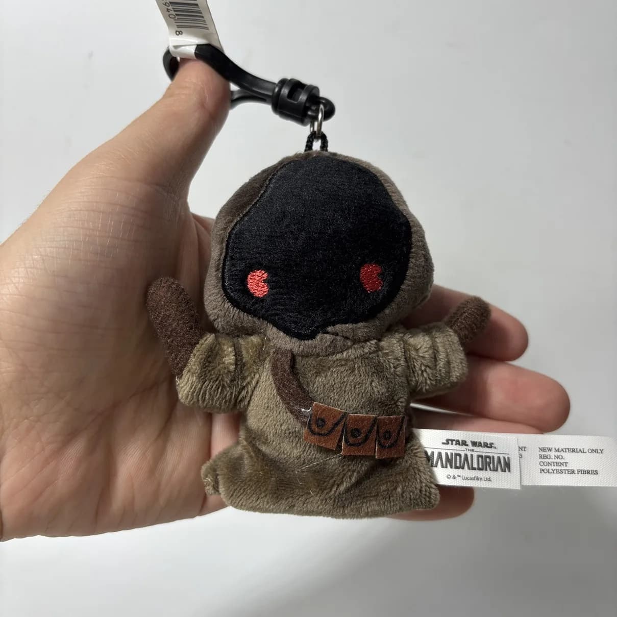 Porte-clés authentique The Mandalorian & Grogu, jouets cadeaux Din Djarin