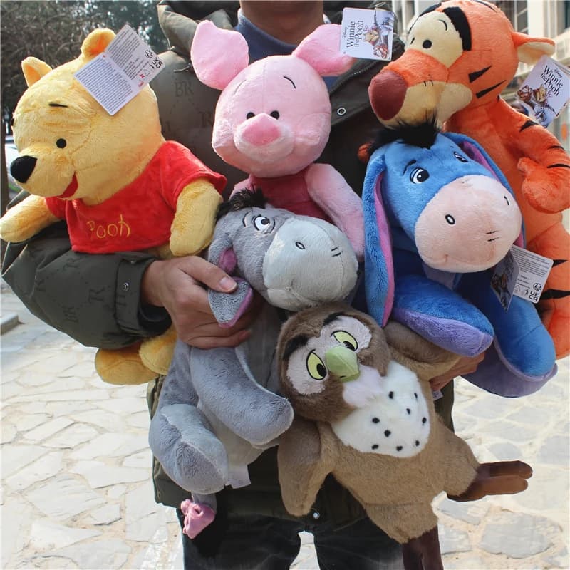 Disney 1 pièce winnie l'ourson ours et tigrou Bourriquet âne porcelet cochon ourson cadeau en peluche jouets garçons fille cadeau d'anniversaire