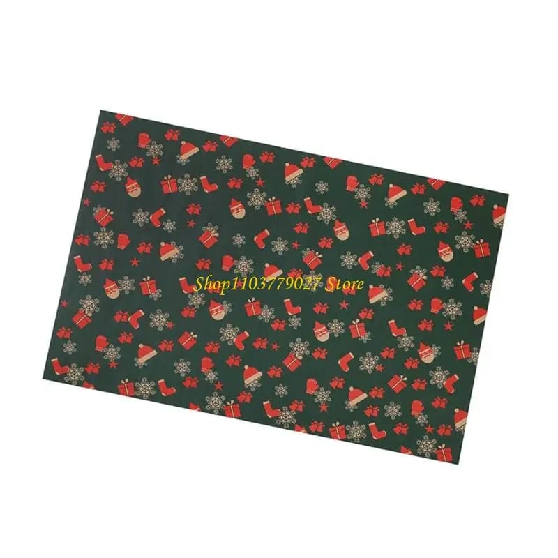 C4DF – papier d'emballage pour cadeaux noël