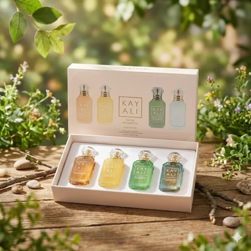 Ensemble de parfums unisexes KAYALI 4*10ml, parfum longue durée, frais, doux, élégant, floral, fruité, musqué, parfum naturel, quatre senteurs, vanille royale