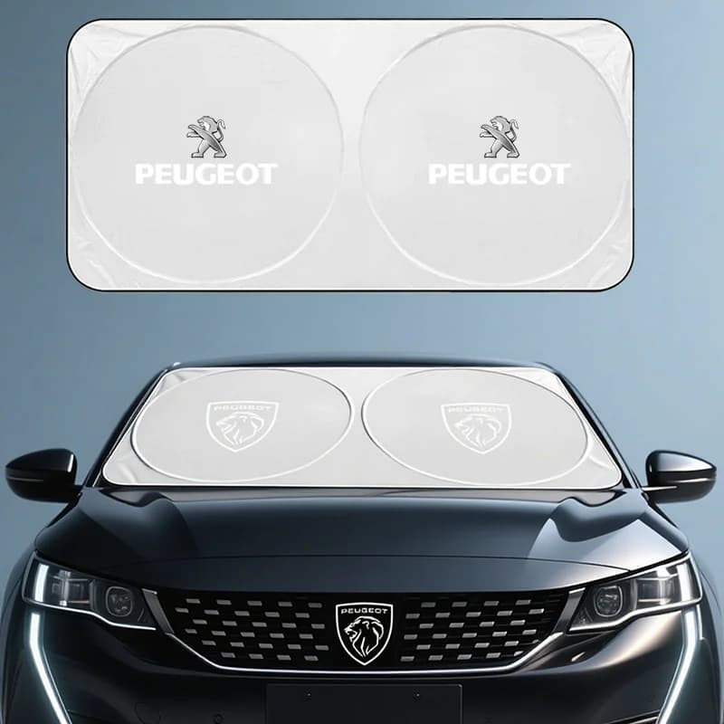 Pare-soleil pour pare-brise de voiture, intérieur automobile, accessoires en tissu Anti-brûlure pour Peugeot 307 308 3008 207 208 4008 408 508 2008 5008 301