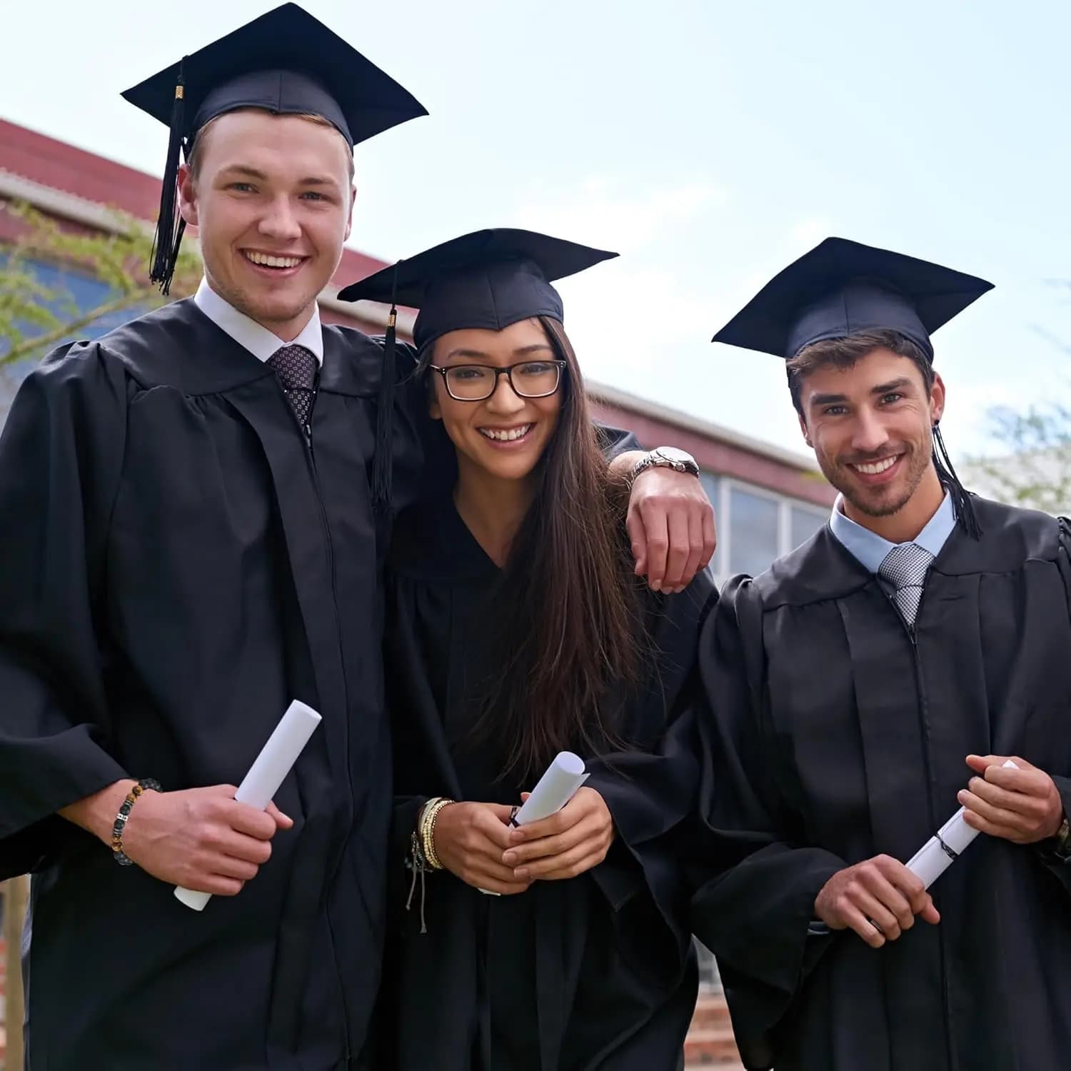 Cadeaux de diplôme 2026 pour lui, Bracelet croix pour hommes, cadeaux de fin d'études secondaires et universitaires pour fils, petit-fils, neveu, amis