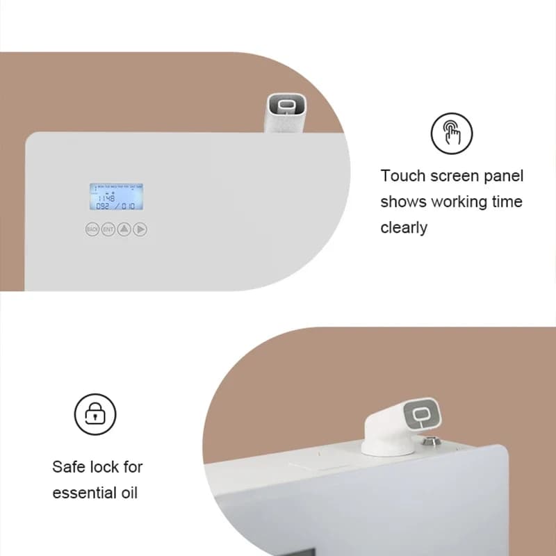 Diffuseur d'arômes électrique, vaporisateur automatique, machine de parfum, diffuseur d'huiles essentielles, distributeur d'odeurs d'hôtel, maison intelligente