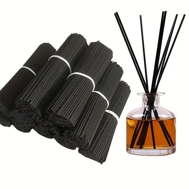Diffuseur de bâtons de fibres, tige volatile d'aromathérapie pour diffuseur de parfum domestique, décoration de la maison, 10/50 pièces
