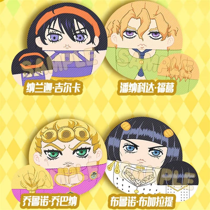 Accessoires de Cosplay Anime Bruno Buccellati Leone Abbacchio, Badge en peluche, pendentif, accessoire de Costume de dessin animé