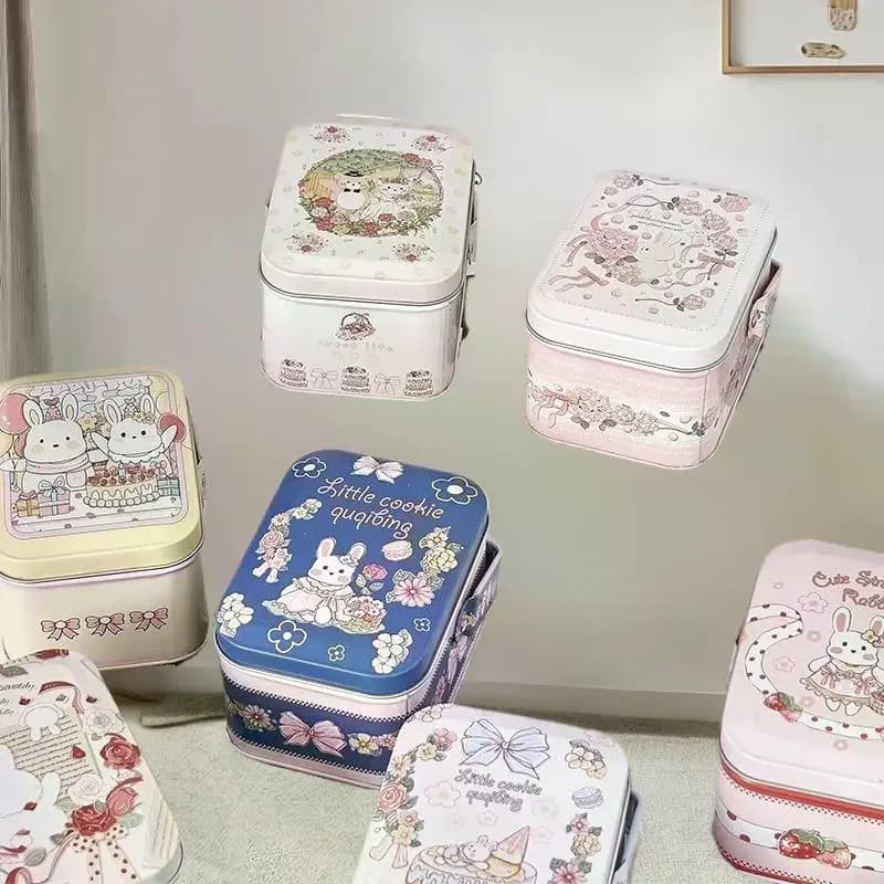 Boîte à bonbons en fer blanc, cadeaux pour enfants, petite boîte en fer blanc, boîtes à biscuits, coffret cadeau Portable pour décoration de fête d'anniversaire et de mariage