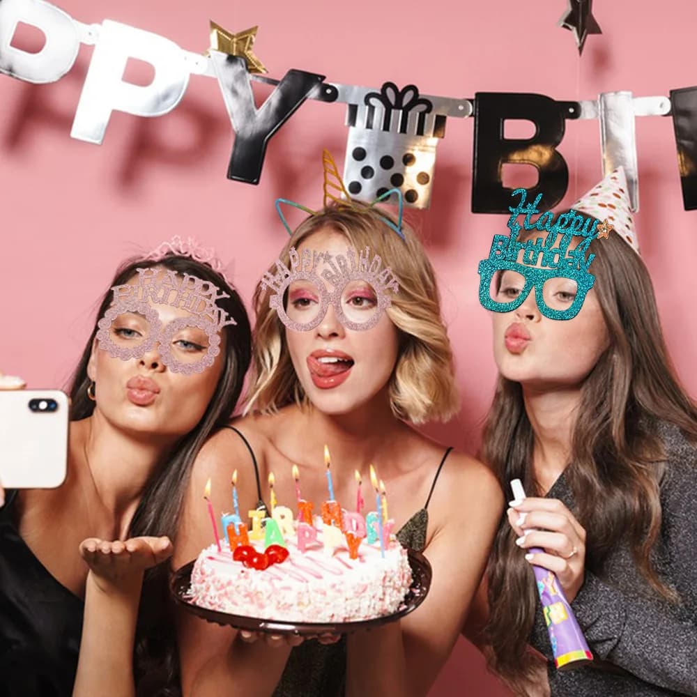 Lunettes cadre drôle décoration d'anniversaire