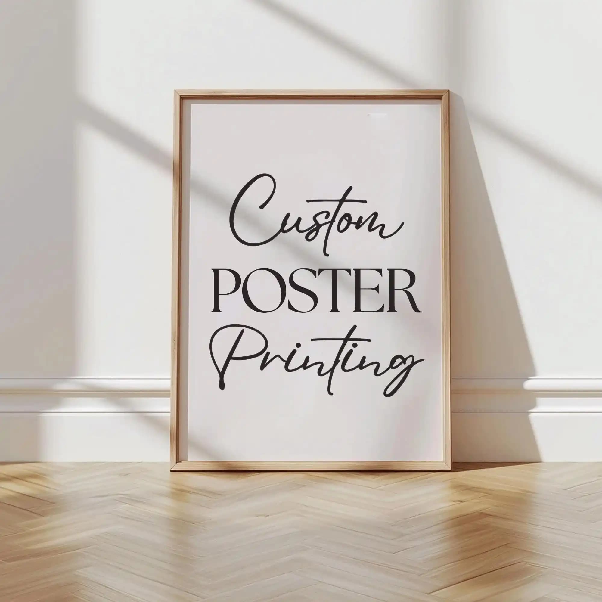 Affiche personnalisée imprimée, pour décoration murale, personnalisée avec votre Photo, Festival de mariage, cadeau d'anniversaire