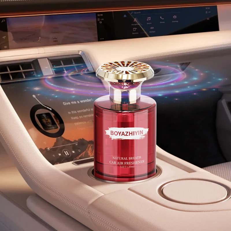 Parfum de voiture haut de gamme à l'osmanthus, diffuseur d'arômes longue durée, éliminateur d'odeurs, ornement masculin, accessoire automobile