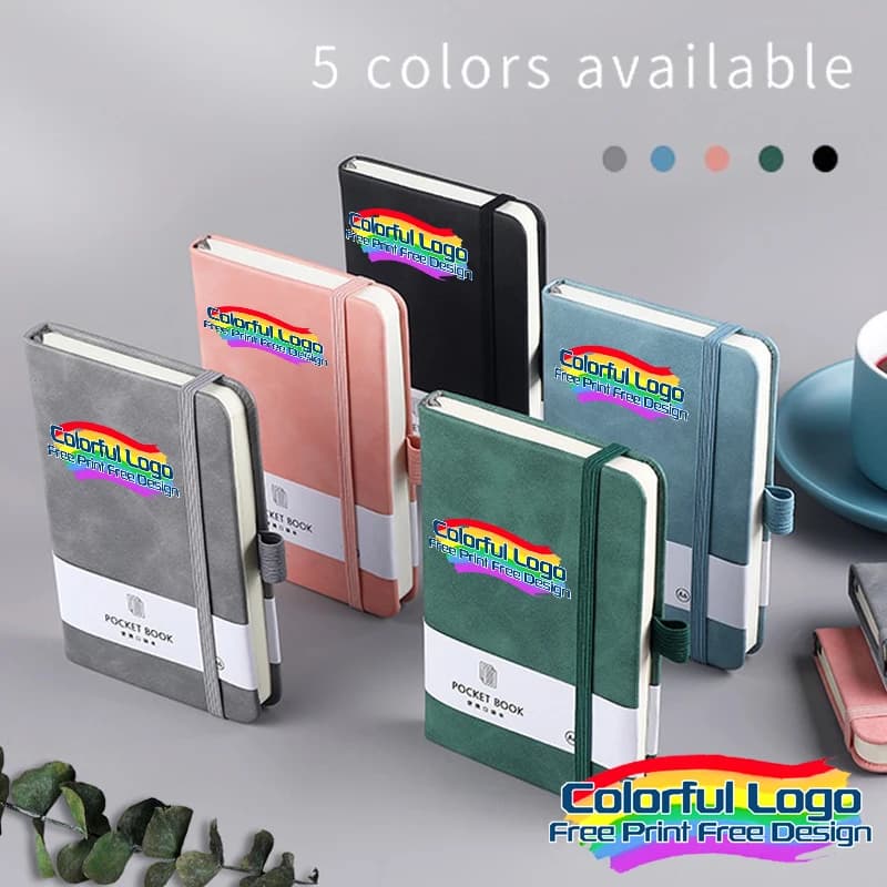 1 pièces Logo personnalisé impression couleur cahier en cuir PU journal marque bloc-notes personnalisé pour cadeaux promotionnels et événements d'entreprise