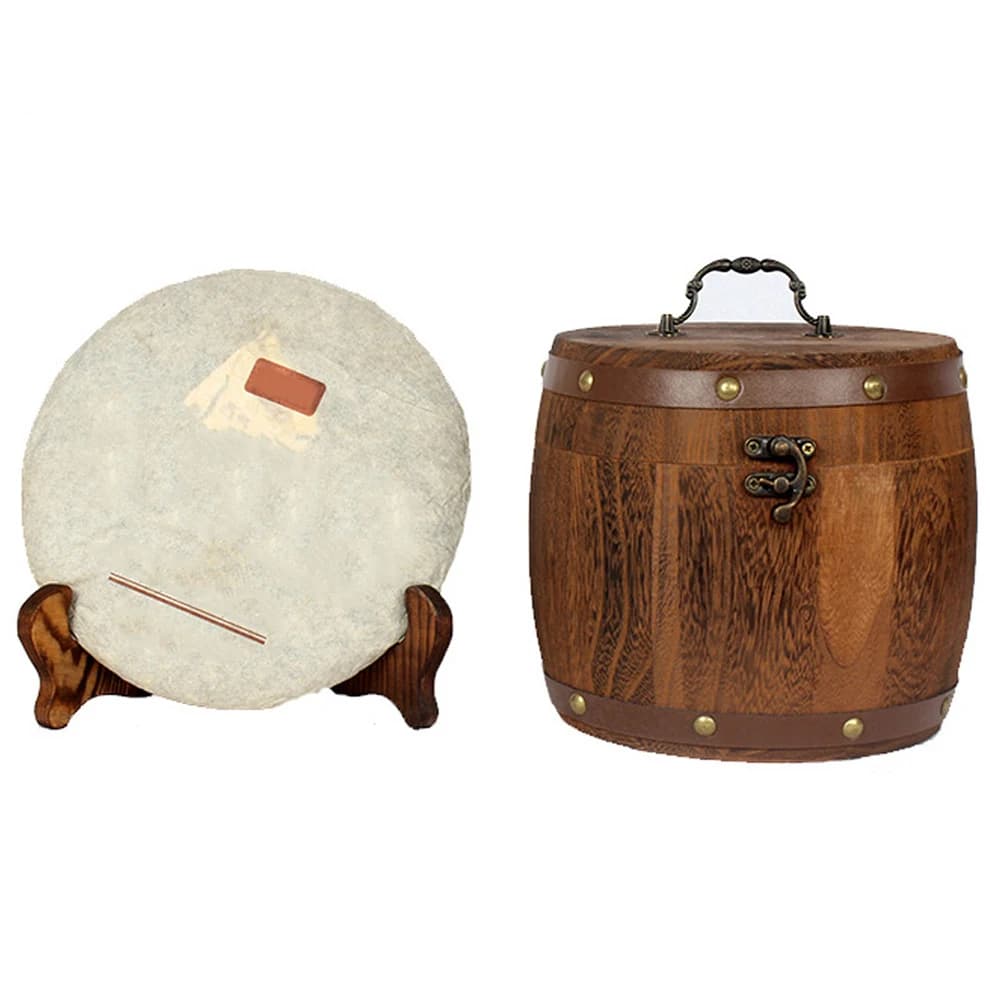 Mini boîte de rangement de feuilles de thé en bois Antique Portable, pour feuilles de thé, grains de farine de café pour stocker du thé, cela peut également