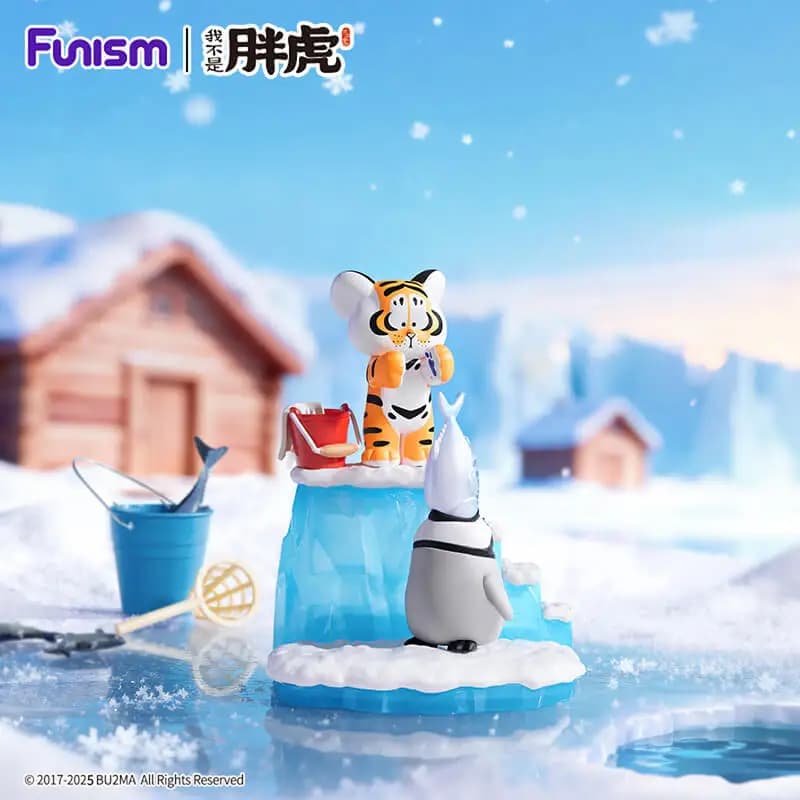 FUNISM Alexander The Fat Tiger Petit Tigre et ses compagnies Boîte aveugle Figurine d'action mignonne Meilleur cadeau pour les enfants Série de collectionneurs