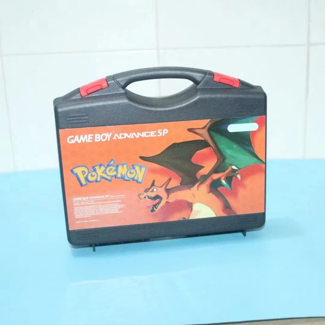 Boîte de rangement Charizard Gengar Split Sky Seat, emballage exquis haut de gamme, boîte-cadeau pour GBA SP
