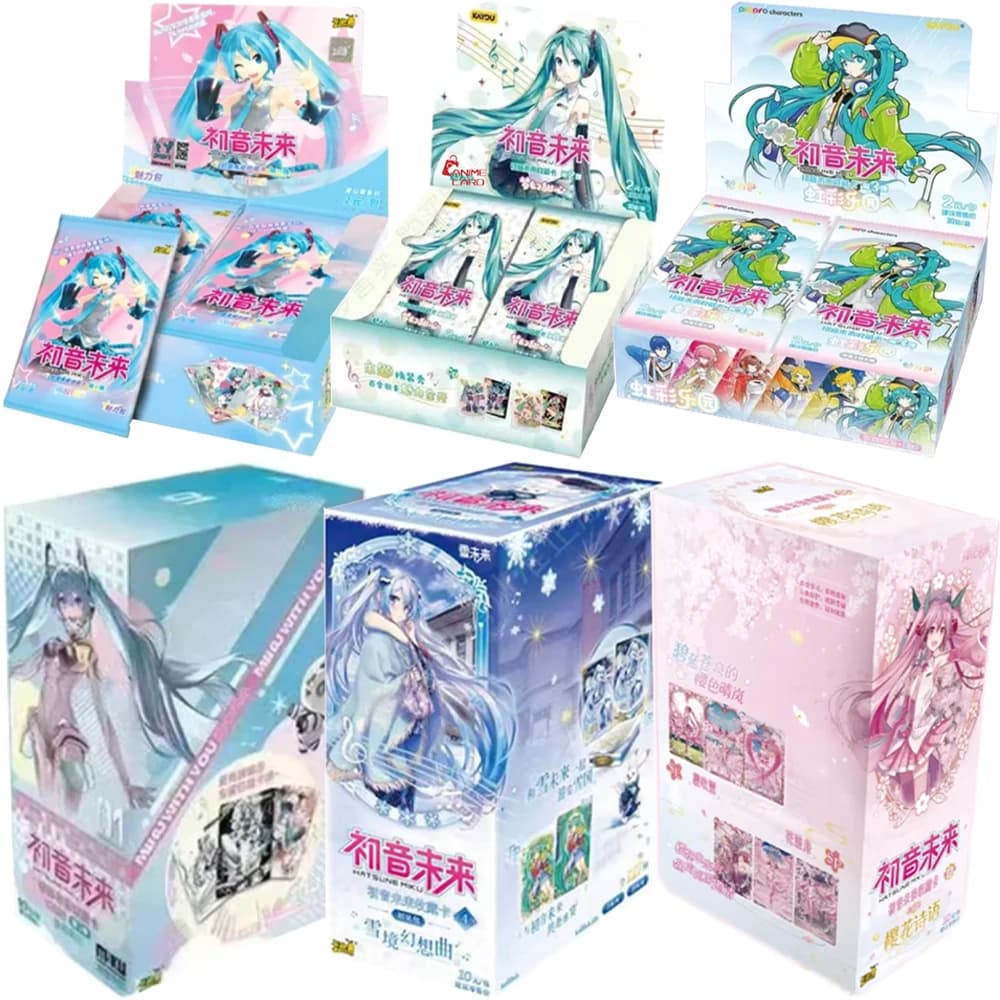 KAYOU Hatsune Miku carte symphonie du jeunesse première vue sac anniversaire musique Anime cartes à collectionner jouet cadeaux