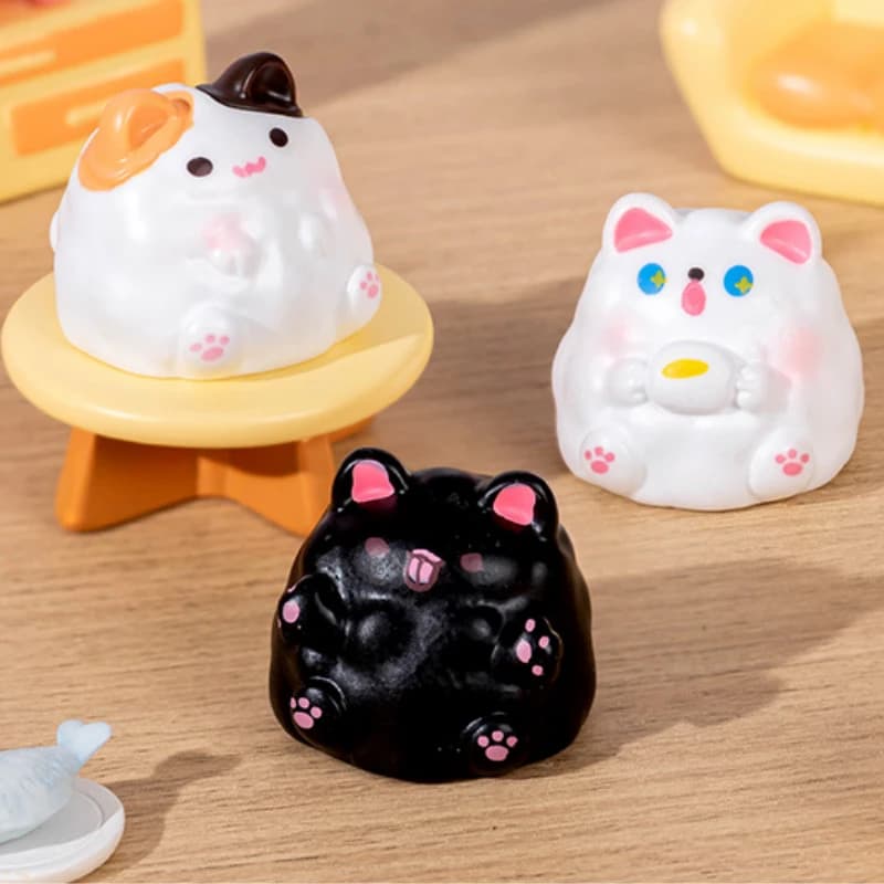 Mignon chaton Miniatures ornements bricolage décorations pour la maison créatif Kawaii Animal chat bureau voiture décoration cadeaux accessoires nouveau