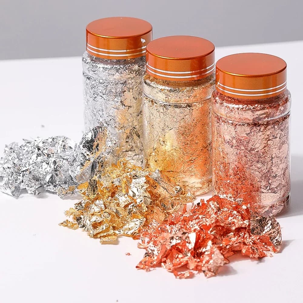 Bougie à paillettes multi-documents, feuille parfumée dorée, fournitures exécutives de bricolage, accessoires de luxe Rotterdam Kle, cadeaux décoratifs à paillettes